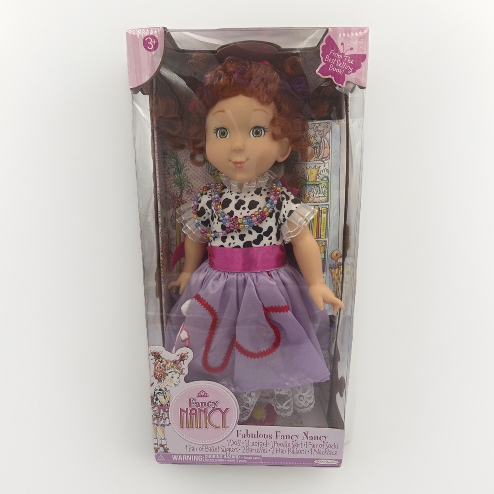 Jakks Pacific 2008 Fabulous Fancy Nancy Doll 18" NIB